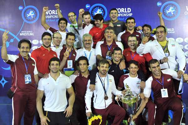 تیم ملی کشتی فرنگی ایران برای اولین بار قهرمان جهان شد
