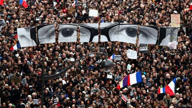 راهپیمایی "اتحاد" در پاریس برگزار شد