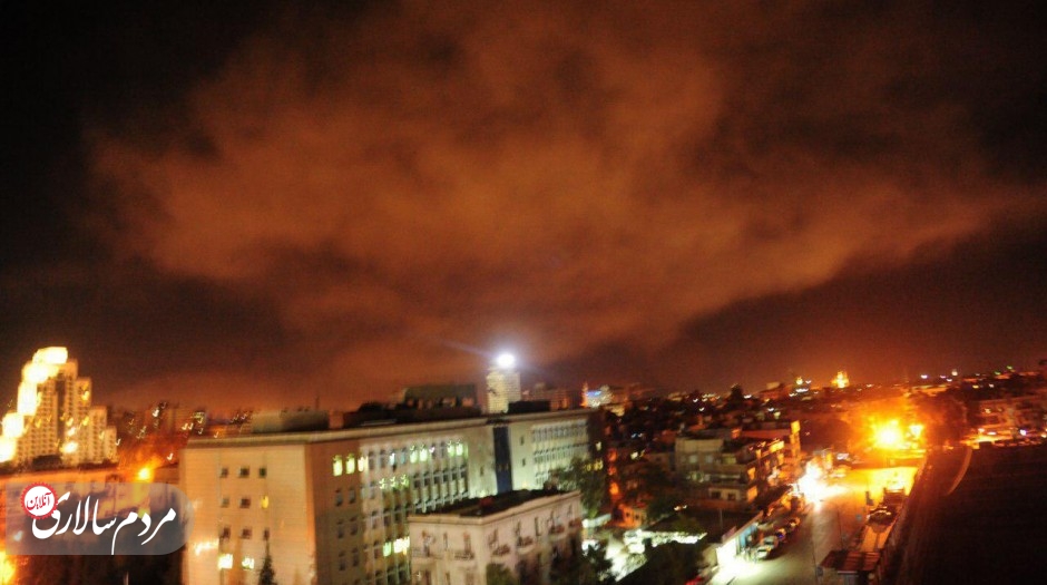 حمله آمریکا و متحدانش به دمشق
