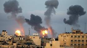 هواپیماهای اسراییل۸۰ بار غزه را بمباران کرد