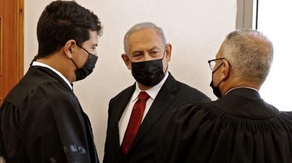 حضور نتانیاهو در دادگاه پرونده فساد