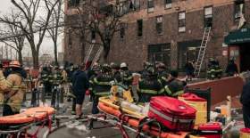 ۱۹ کشته در آتش سوزی بزرگ نیویورک