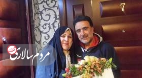 همسر مصطفی تاجزاده به ملاقات وی رفت