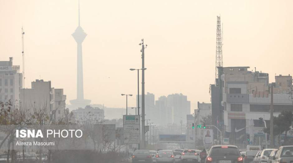 ۳۰ ایستگاه سنجش کیفیت هوای تهران در وضعیت «آلوده»