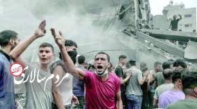 حملات خشن اسرائيل به غزه