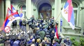 شکست انقلاب مخملی صربستان در شب کريسمس