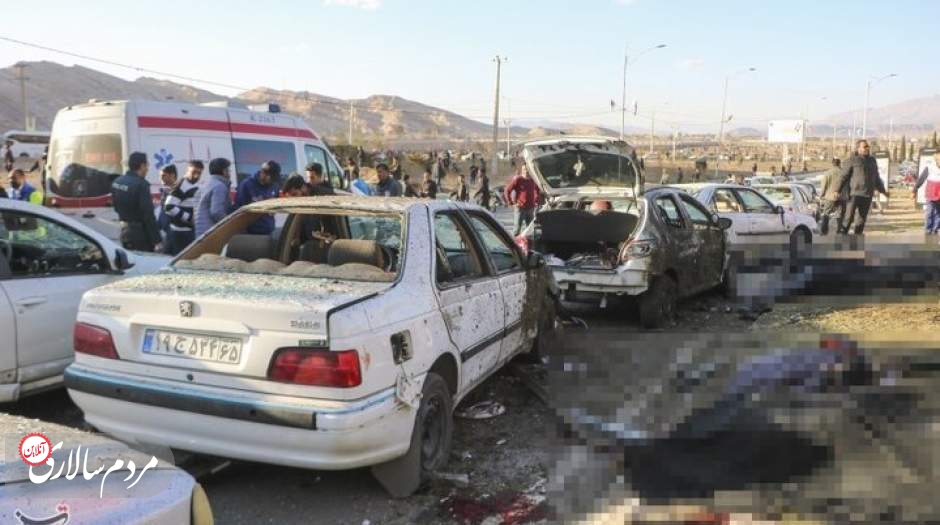 افزایش شهدای حادثه تروریستی کرمان به ۱۰۳ نفر