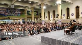 دیدار هزاران نفر از مردم شهر قم با رهبر انقلاب اسلامی