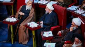 حسن روحانی؛ سوژه اصلی عکاسان در آخرین اجلاسیه مجلس خبرگان پنجم