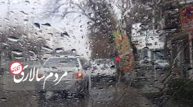 رگبار باران و وزش باد شدید در راه شمال و غرب تهران