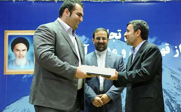 حضور رييس‌جمهور در مراسم تجليل از قهرمانان المپيك 2012 لندن
