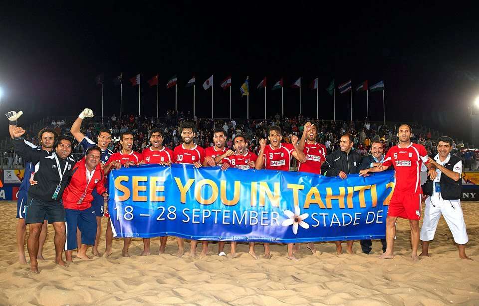 تیم ملی فوتبال ساحلی ایران شنبه شب با پیروزی مقابل ژاپن برای اولین بار قهرمانآسیا شد