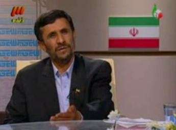 احمدی نژاد در یکی از مناظره های انتخاباتی سال 88