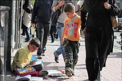 30 درصد کودکان خیابانی ترک تحصیل کرده اند