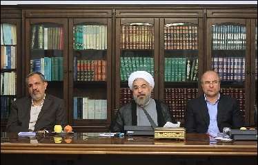 دیدار روحانی با اعضای شورای شهر تهران/ تکمیل  ظرفیت بهشت زهرا تا سال 95