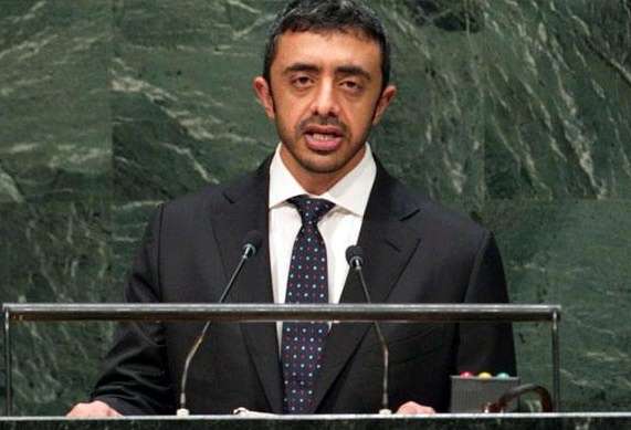 وزیر خارجه امارات در سازمان ملل: ایران جزایر ما را اشغال کرده و پرچم خود را به اهتزاز دراورده