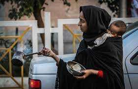 افزایش متکدیان زن در تهران
