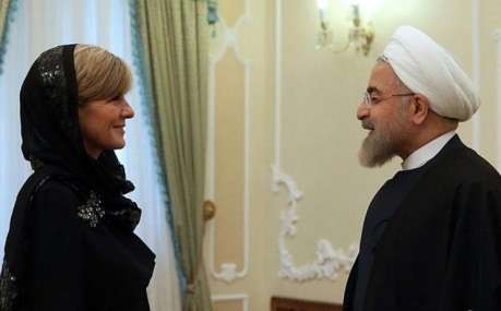 وزیر خارجه استرالیا: حاضرم برای دیدار با روحانی باز هم روسری بپوشم