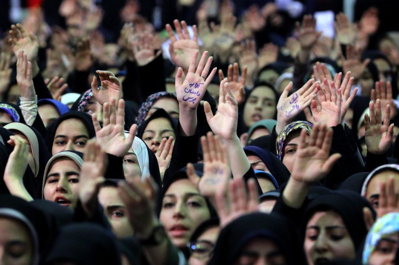 دیدار معلمان با رهبر انقلاب