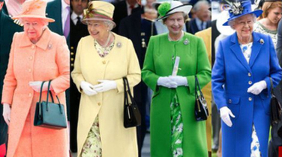چرا ملکه رنگ روشن میپوشد؟