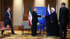 دیدار روسای جمهوری ایران و روسیه