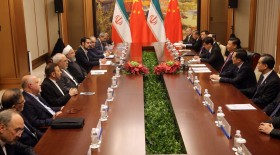 دیدار روسای جمهوری ایران و چین