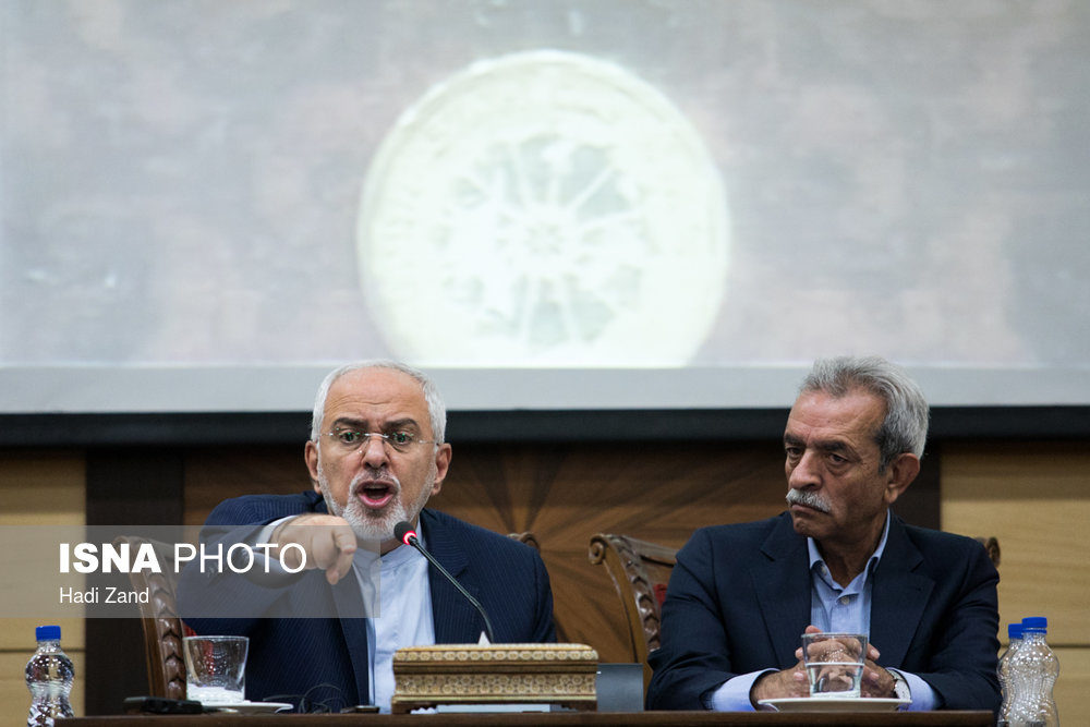 ظریف در جلسه اتاق بازرگانی ایران