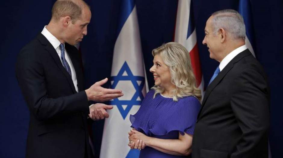 دیدار نوه ملکه انگلیس و نتانیاهو