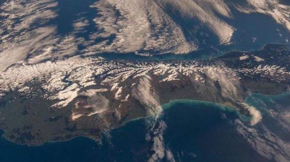 نیوزیلند از منظر فضا