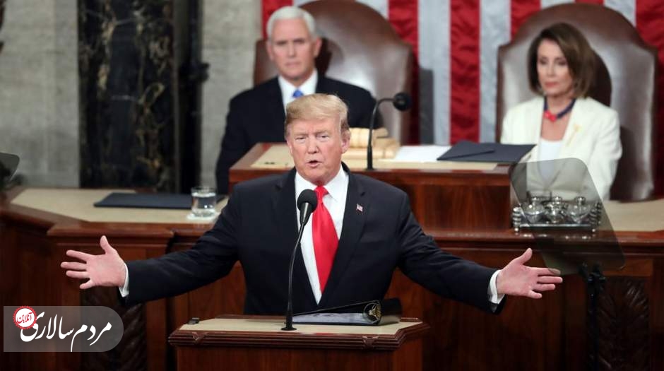ترامپ در سخنرانی خود در کنگره آمریکا بار دیگر به ایران حمله کرد.
