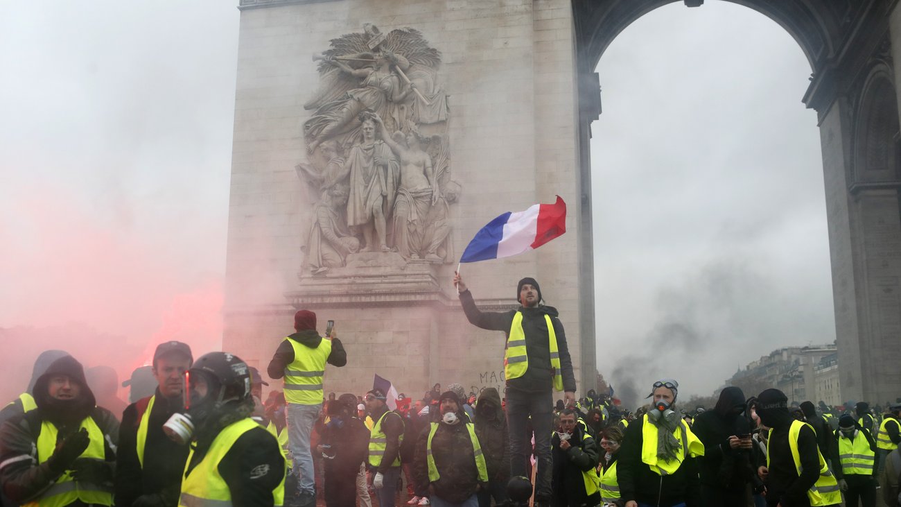 هجدهمین هفته تظاهرات در فرانسه!