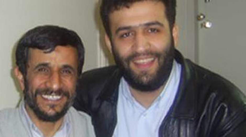 مداح هتاک، داماد خواهر احمدی نژاد است