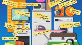 اینفوگرافی هزینه خرید جهیزیه