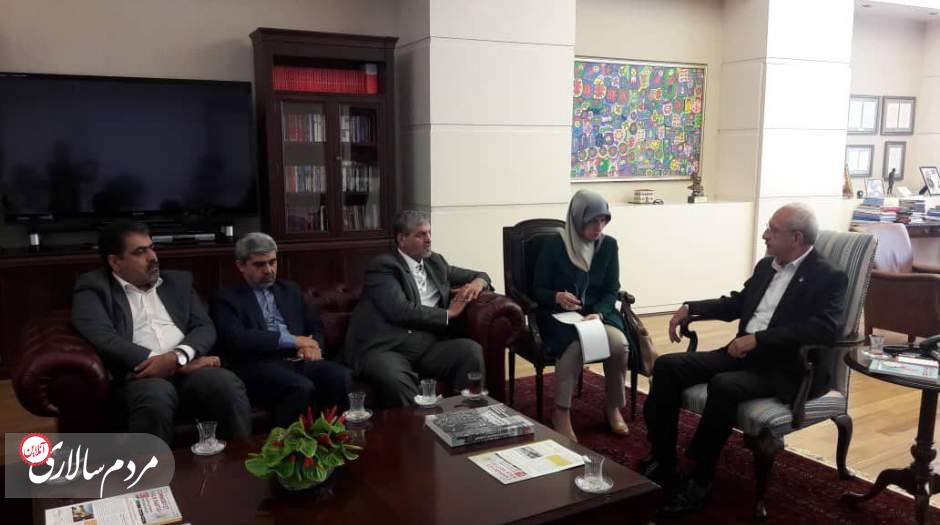 دیدار مصطفی کواکبیان با دبیرکل حزب جمهوری خلق ترکیه