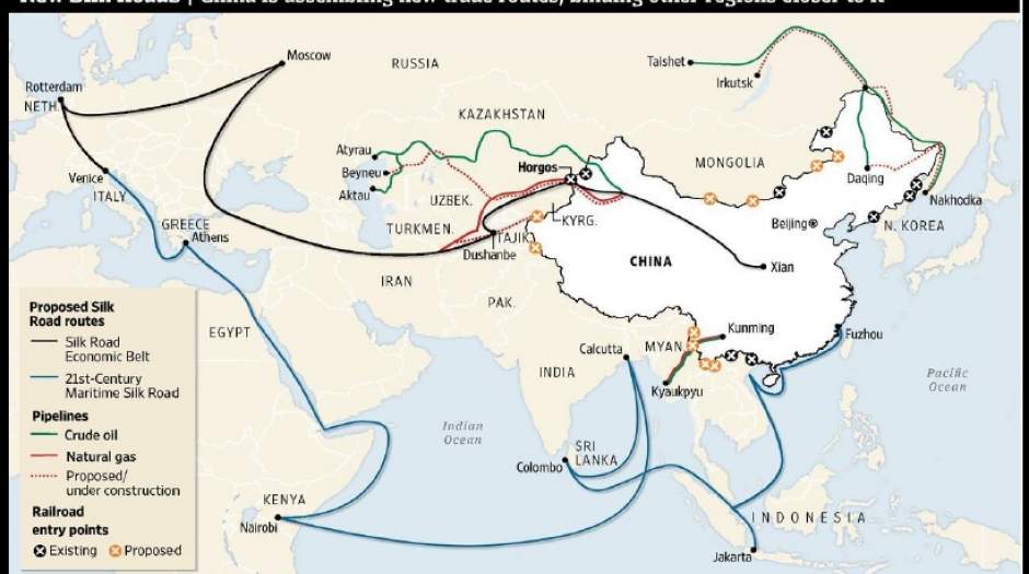 ایران تا کنون به راه نوین ابریشم چین نپیوسته است.