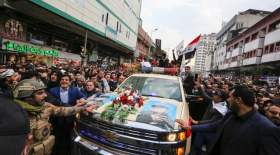 تشییع پیکر حاج قاسم سلیمانی در عراق