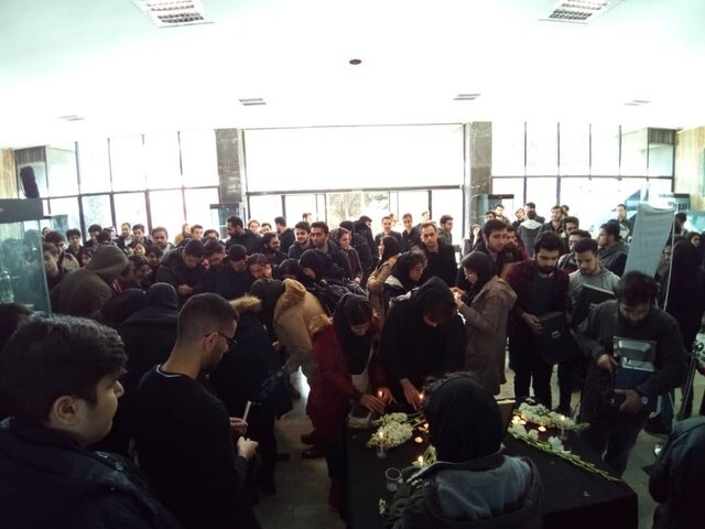 تجمع اعتراضی دانشجویان در تهران