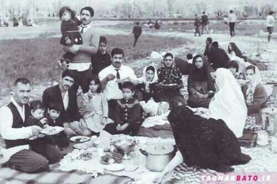 تصاویری از سیزده بدر در ایام قدیم