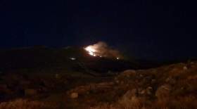 آتش‌سوزی در ارتفاعات مشهد