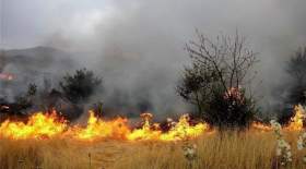 ‌آتش‌سوزی در مراتع چپانلو شیروان