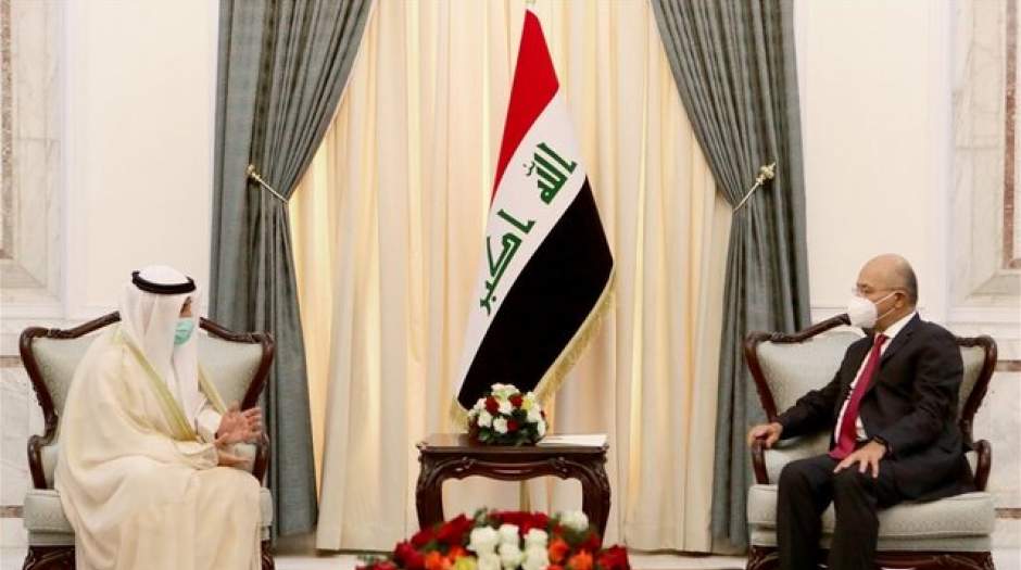 دعوت امیر کویت از رئیس‌جمهور عراق