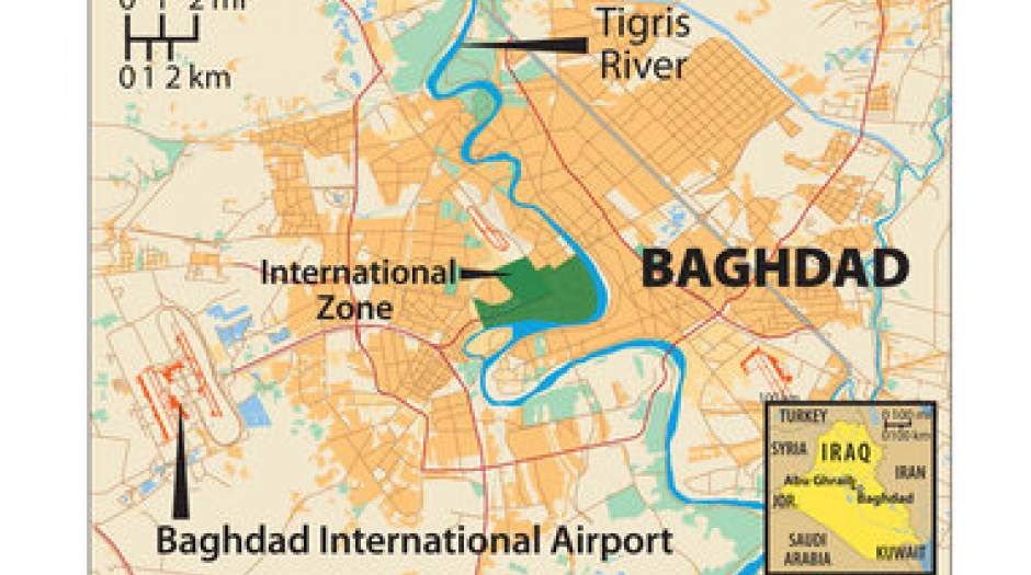 حمله موشکی به فرودگاه بغداد