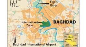حمله موشکی به فرودگاه بغداد