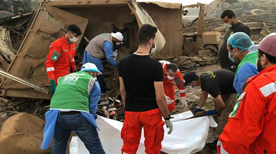 بیش از ۶۰ تن در بیروت هنوز مفقود هستند