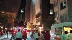 آتش‌سوزی و انفجار در خیابان فخررازی