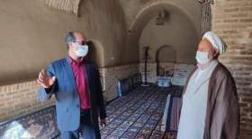 مرمت کاشی‌های گنبد آرامگاه عطار نیشابوری
