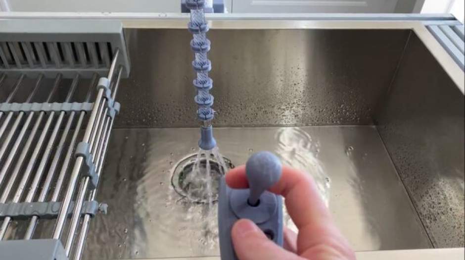 ابداع سینک ظرفشویی رباتیک