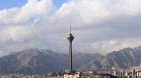 هوای مطلوب تهران در پی وزش باد!