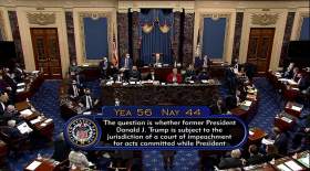 سنای آمریکا محاکمه ترامپ را قانونی دانست
