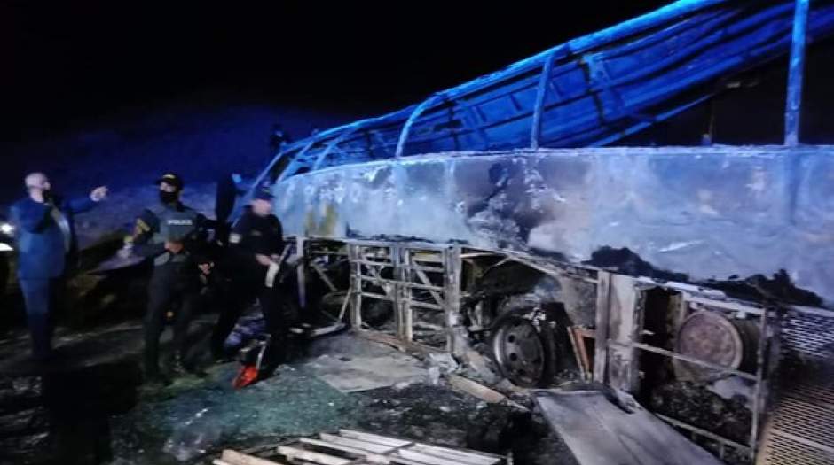 ۲۰ کشته در واژگونی اتوبوس در مصر